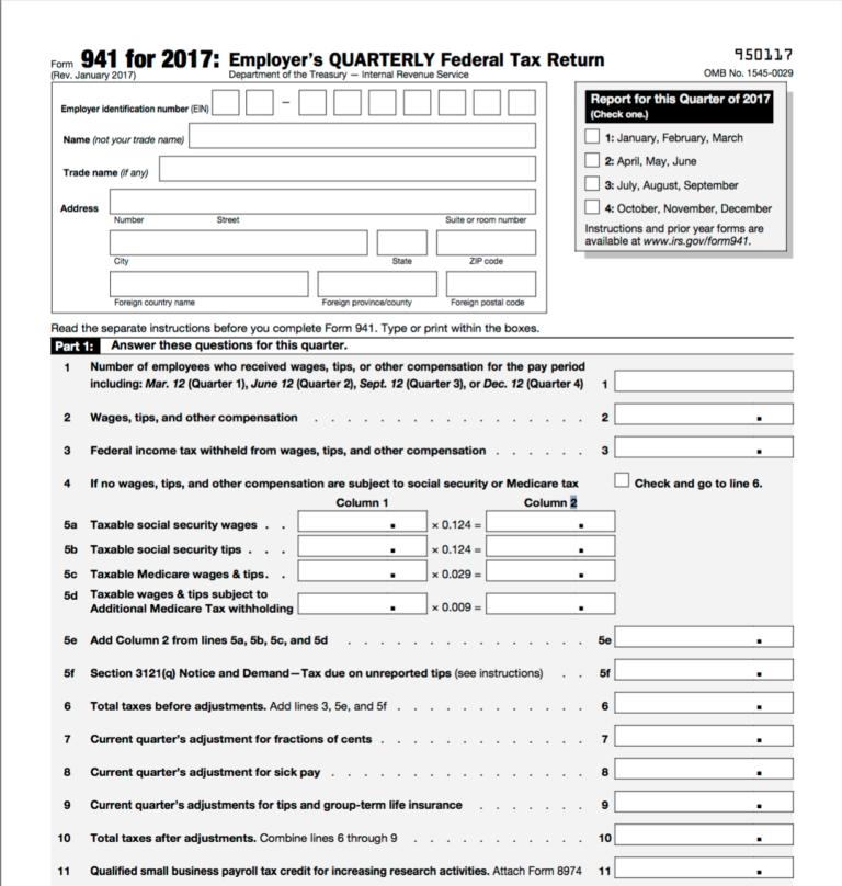 941 Form - Payroll Office of America